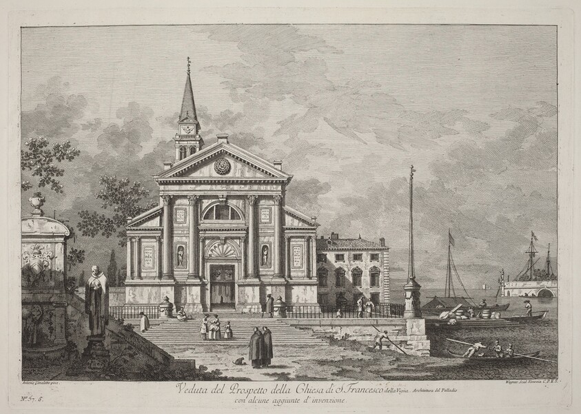 Veduta del Prospetto della Chiesa del S. Francesco