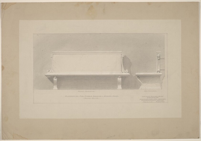 Suggestion for Marble Benches: Garden Courts