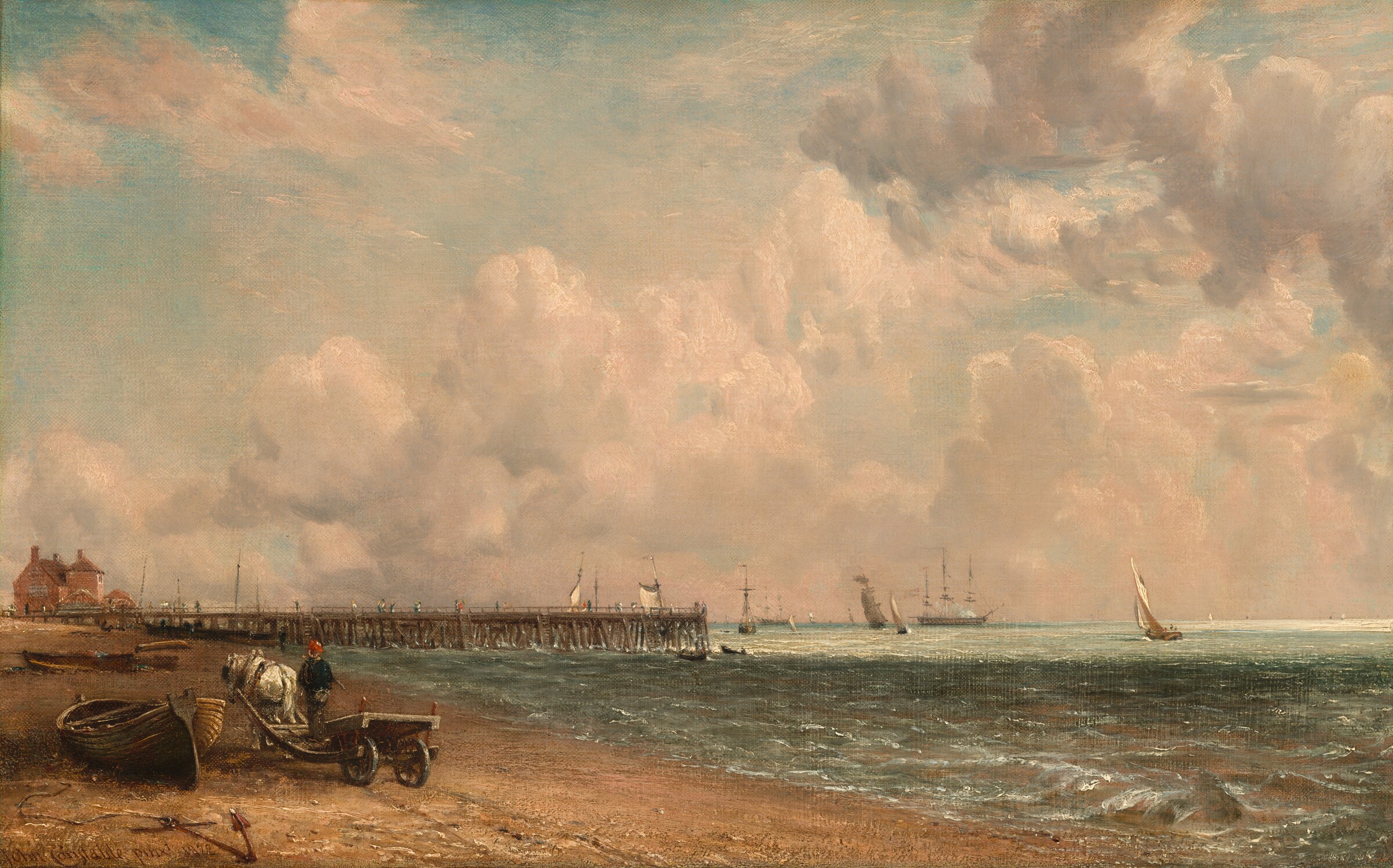 Yarmouth Jetty, John Constable, 1822