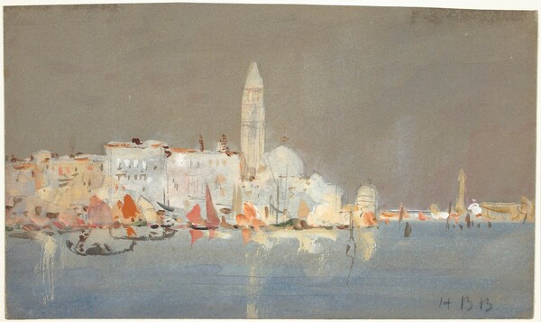 Venetian Capriccio with a Campanile