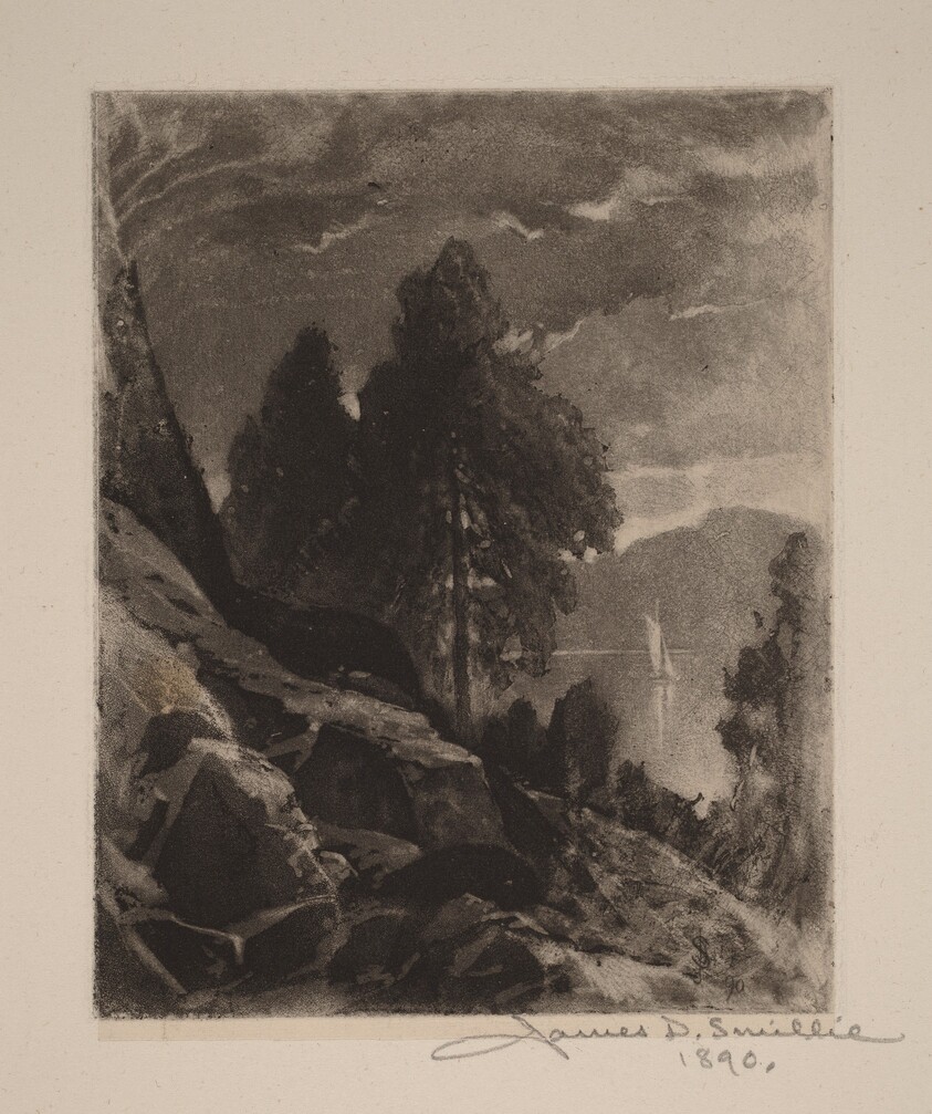 Untitled (Experiment—Wet Aquatint)