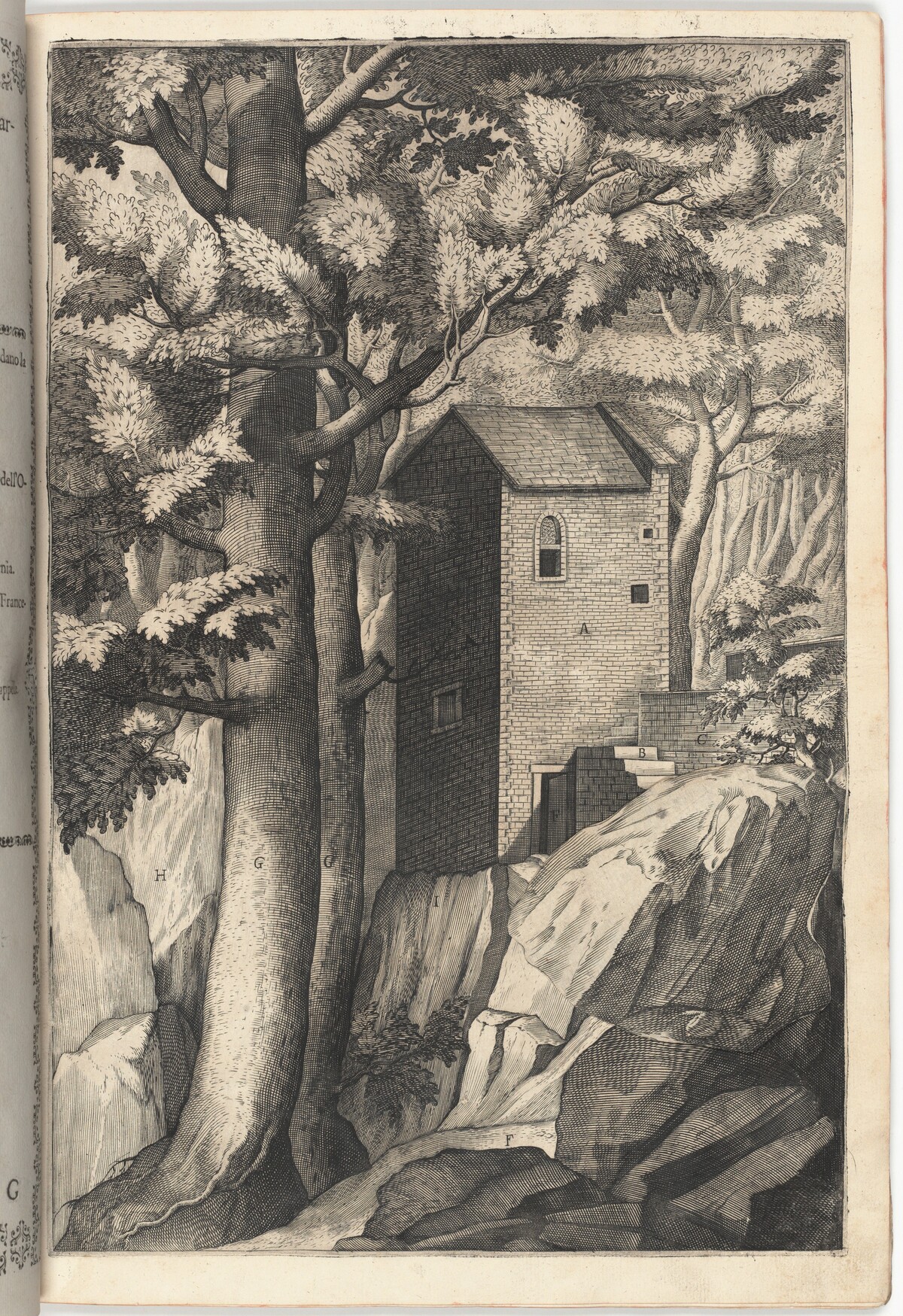 Exterior View of the Chapel of the Cardinal (Veduta esterna della cappella del cardinale) [plate G]