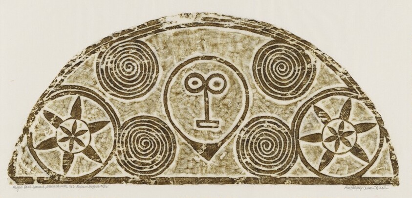 Abigail Davis from A Portfolio of Rubbings from Early American Stone Sculpture