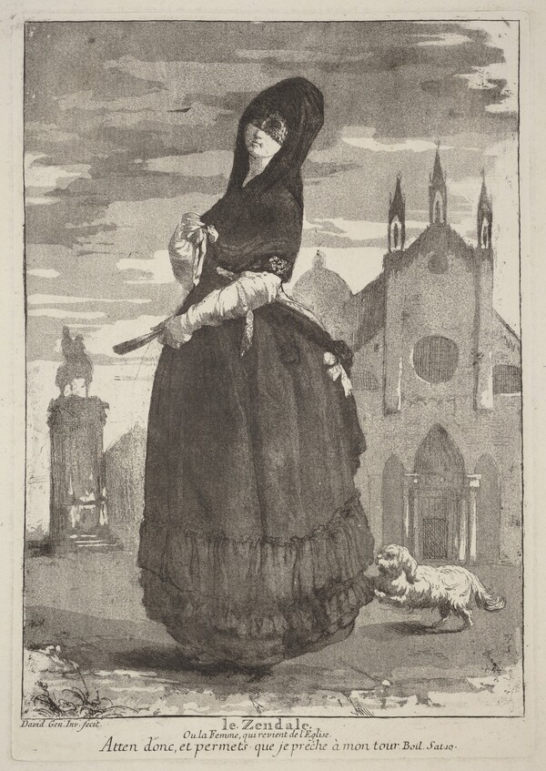 Le Zendale (Woman in a Hood, or the Woman Returning from Church)