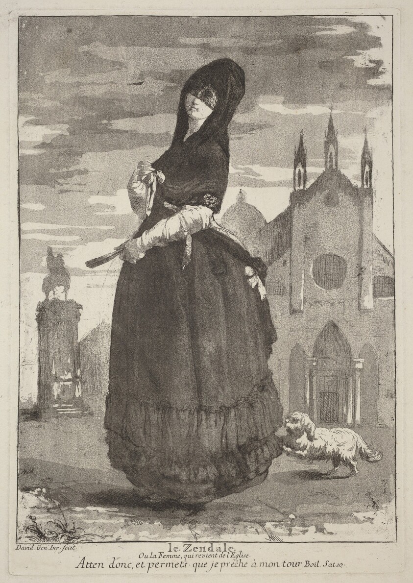 Le Zendale (Woman in a Hood, or the Woman Returning from Church)