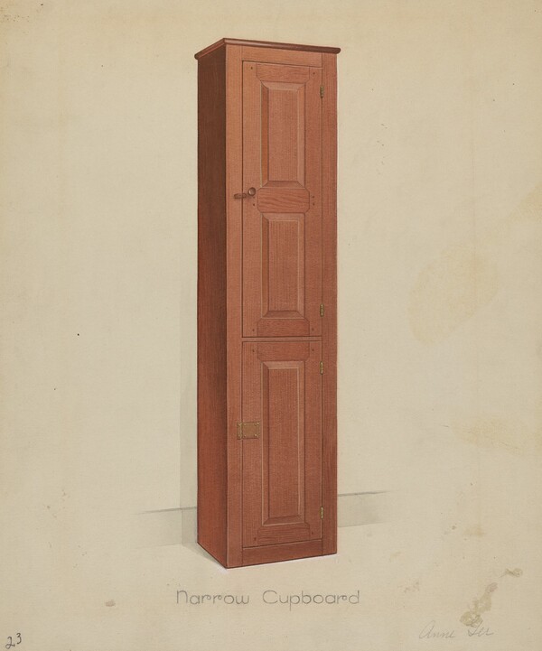 Shaker Tall Tin Cupboard