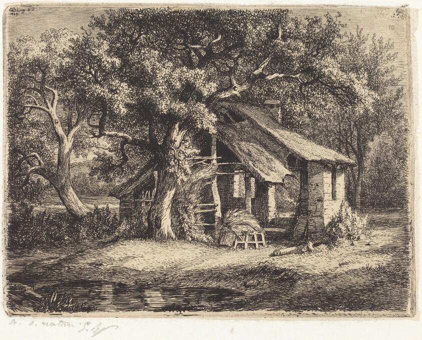 La chaumière au poirier (Cottage with Pear Tree)