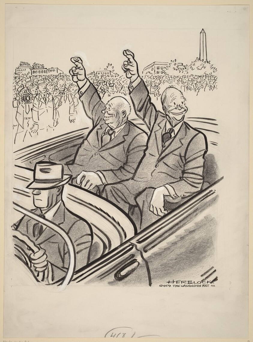 Eisenhower and Krushchev