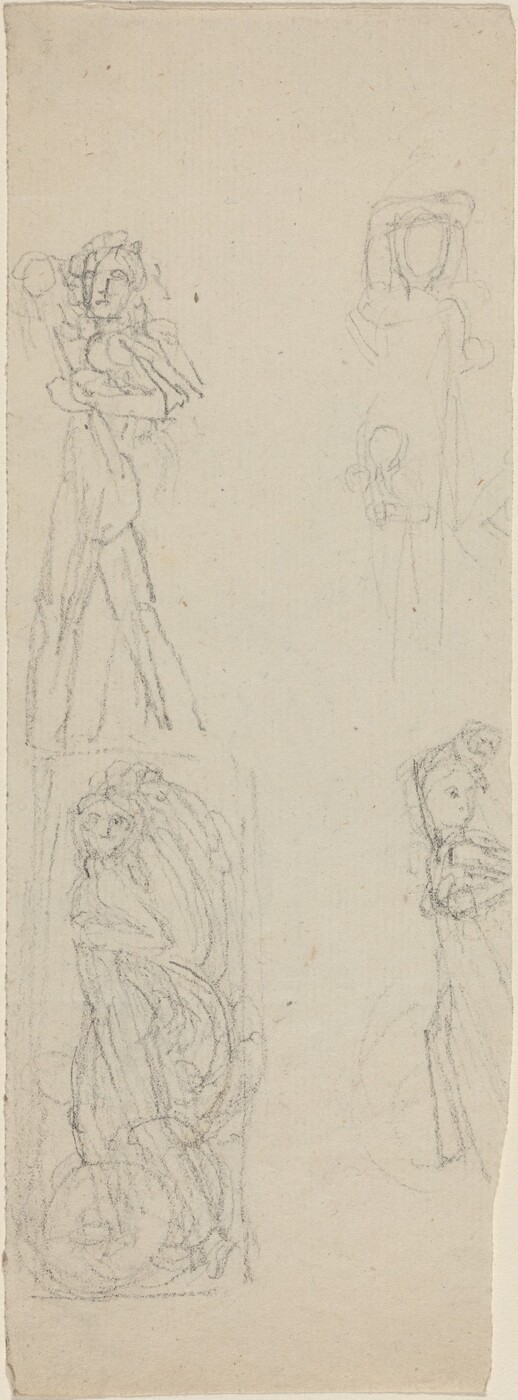 Sheet of Studies [recto and verso] by John Flaxman
