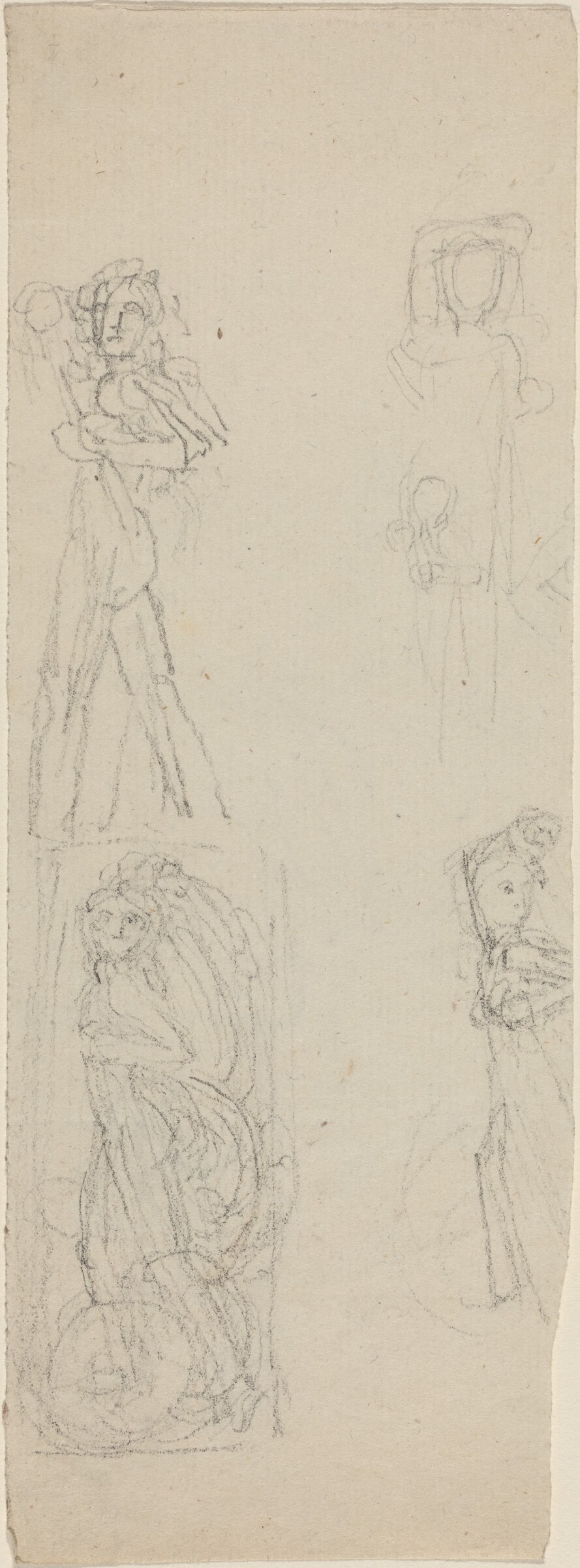 Sheet of Studies [recto and verso], John Flaxman