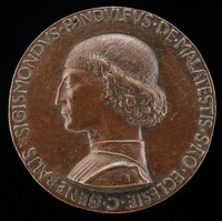 Sigismondo Pandolfo Malatesta, 1417-1468, Lord of Rimini and Fano [obverse], Matteo de' Pasti, 1446-c. 1450