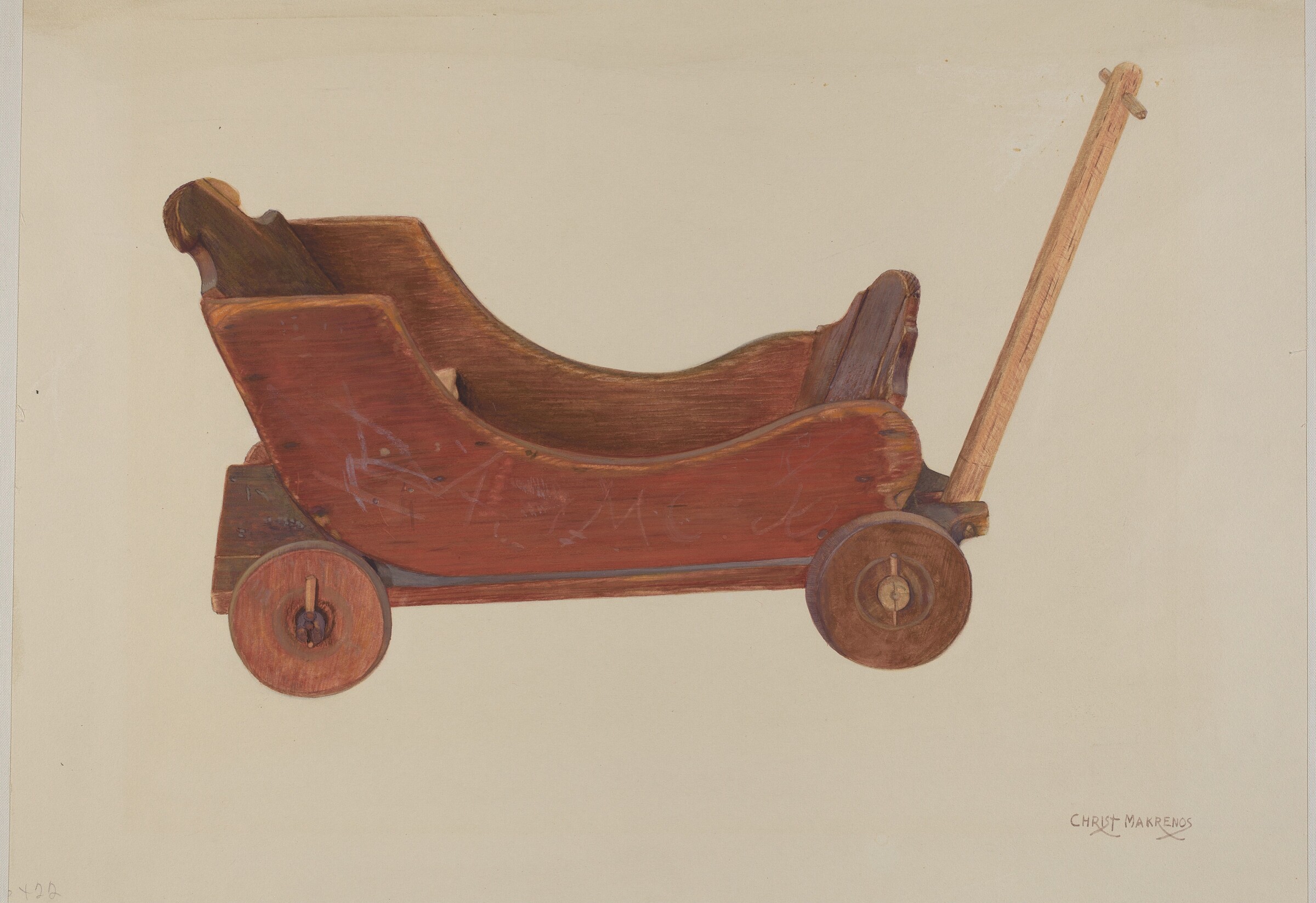 Doll Cart, Chris Makrenos, c. 1937
