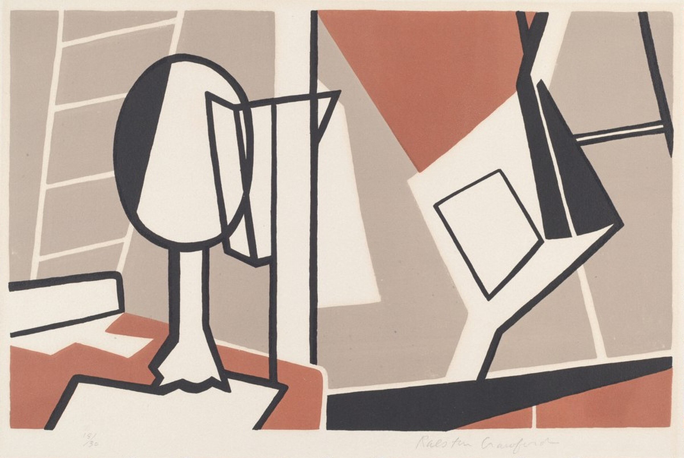 L'Etoile de L'Occident, Ralston Crawford, 1955