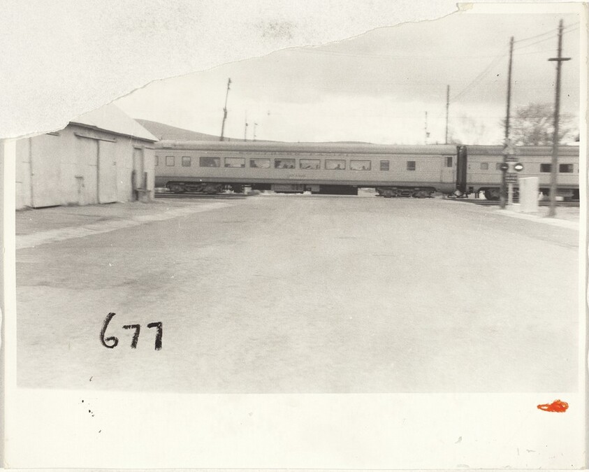 Passing train--Elko, Nevada