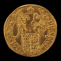 Shield with Two Crests [reverse], Milanese 16th Century, 16th century