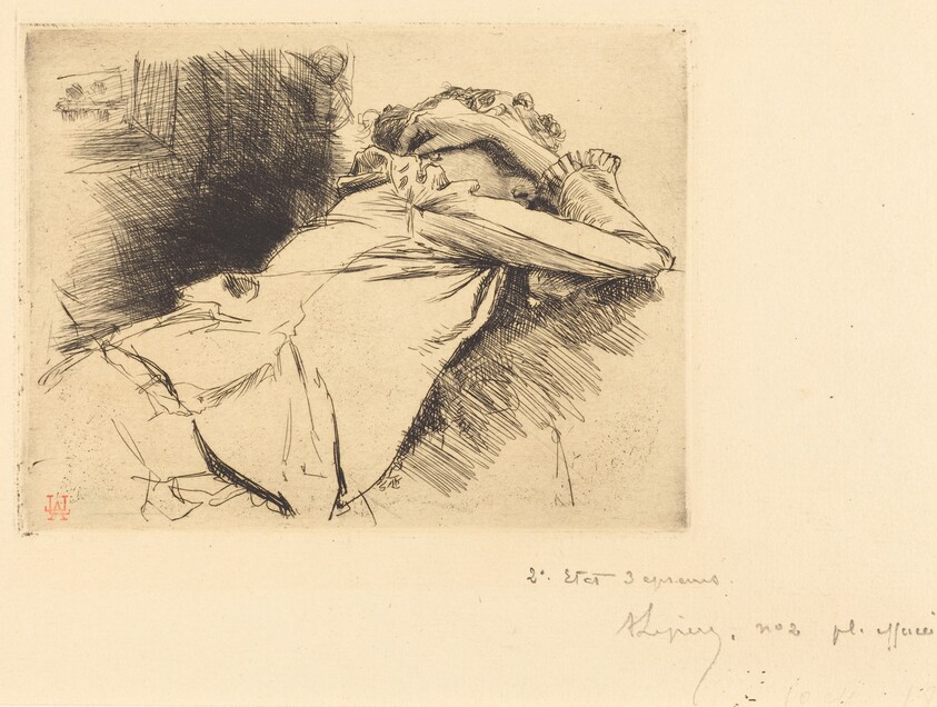 Reclined Woman Sleeping (Femme couchee sommeillant)