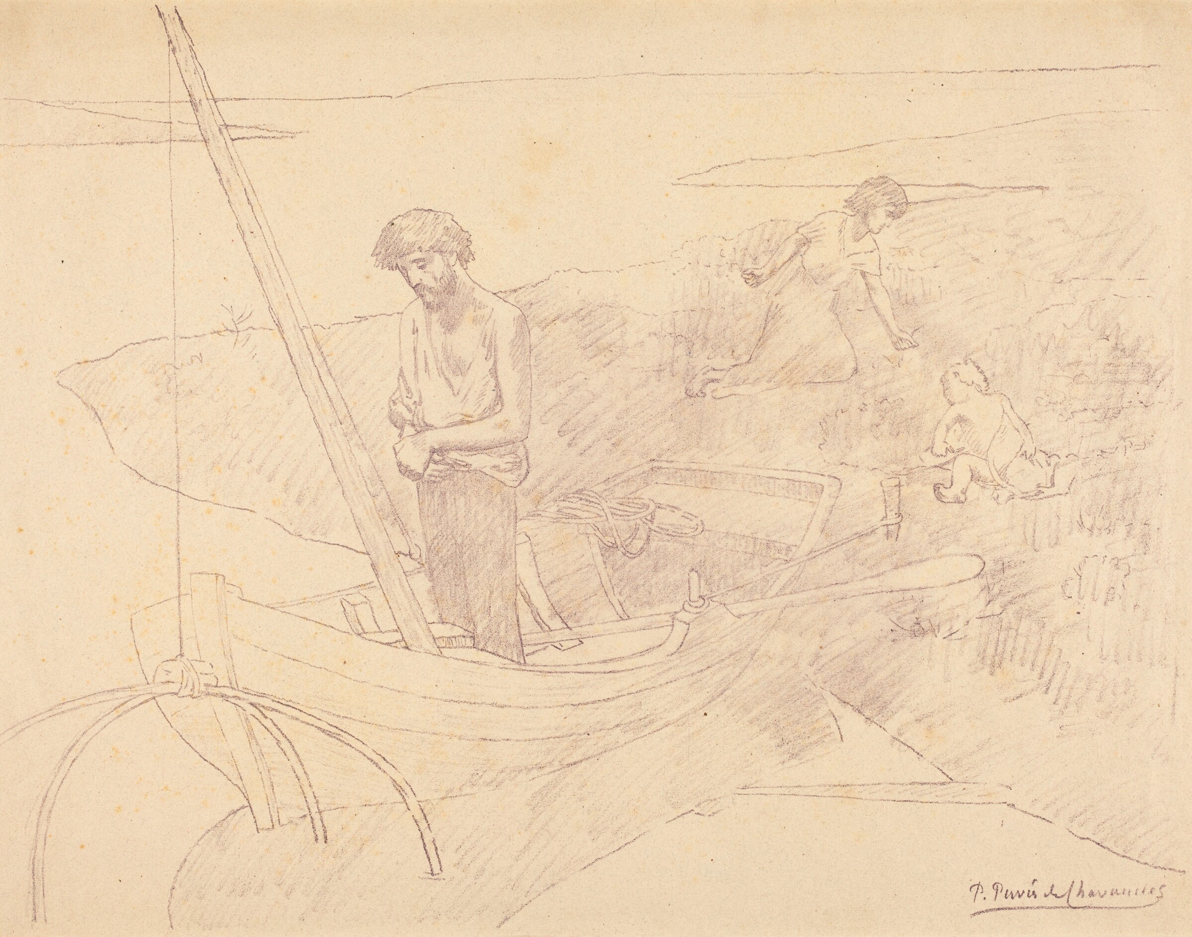 The Poor Fisherman (Le Pauvre pêcheur), Pierre Puvis de Chavannes, 1897