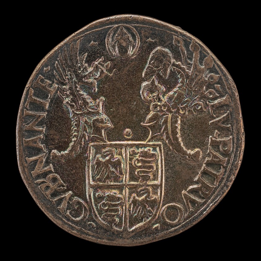 Shield with Two Crests [reverse]