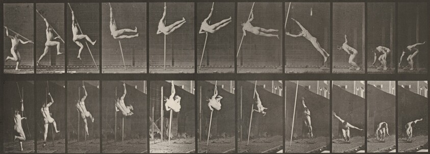 Plate Number 164. Jumping and pole-vaulting