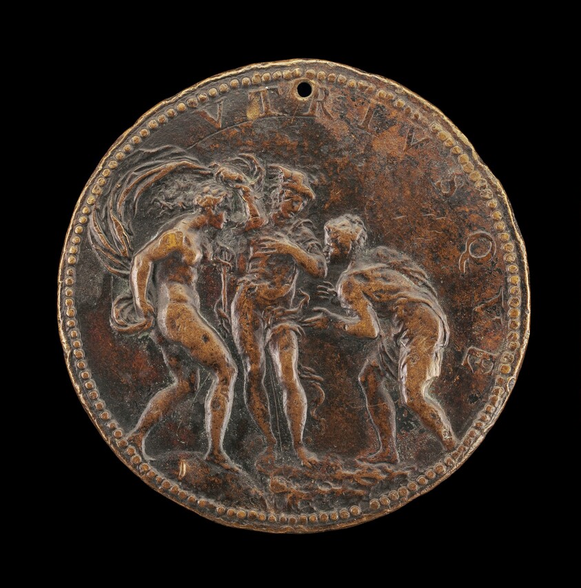 Lomazzo Bowing to Mercury and Fortune [reverse]