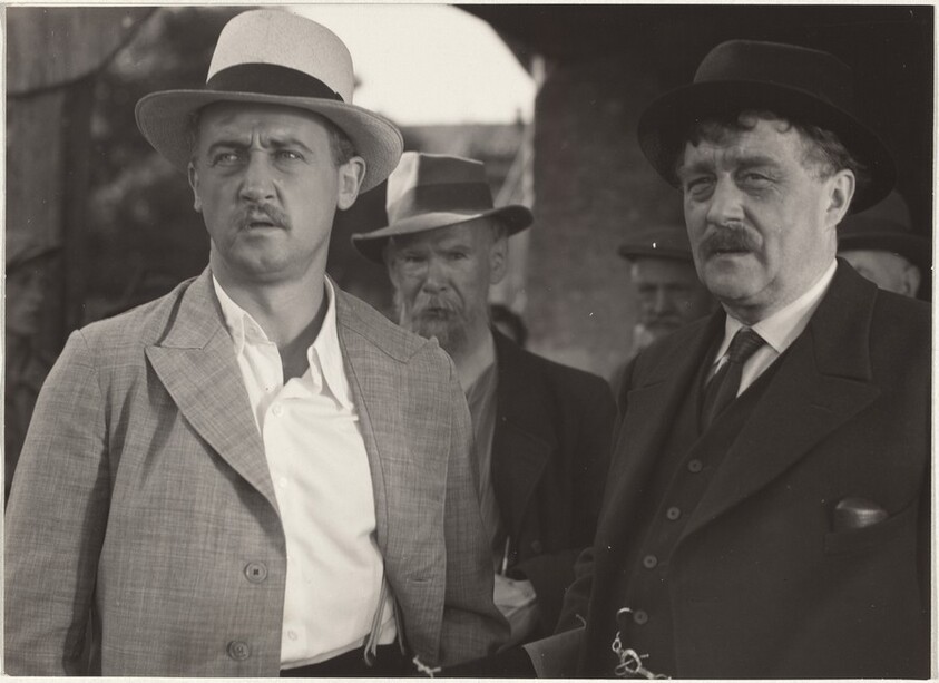 Actors--Filming "Steibruch"