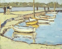 Artist on a Quay, Captain Edward H. Molyneux, 1962/1964