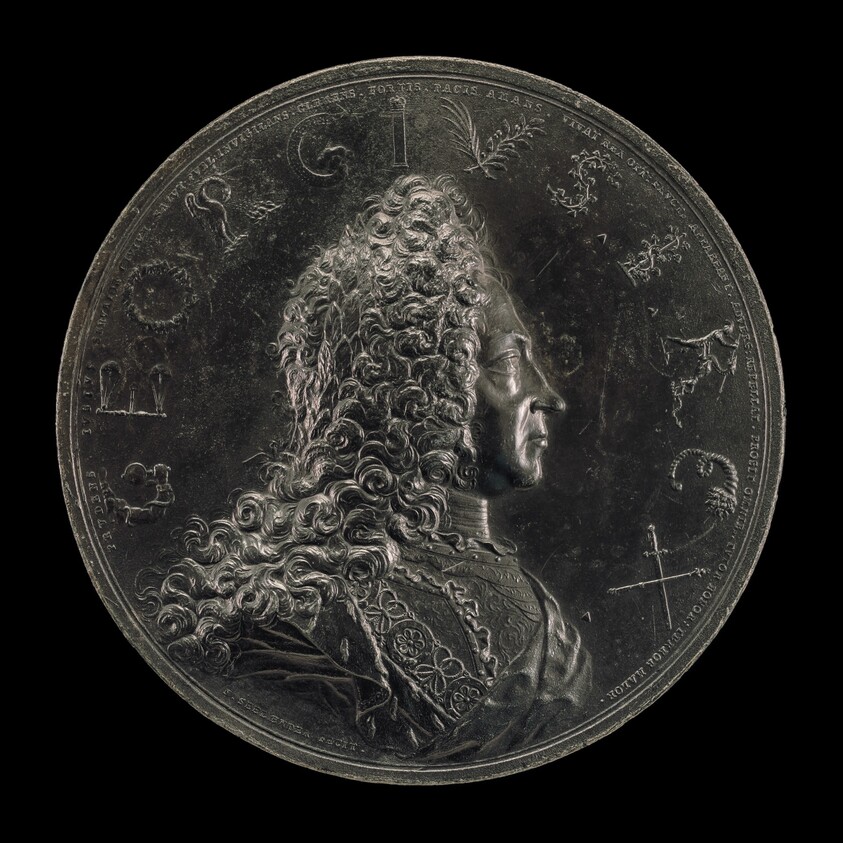 Coronation of George I, 1660-1727, King of England 1714 [obverse]