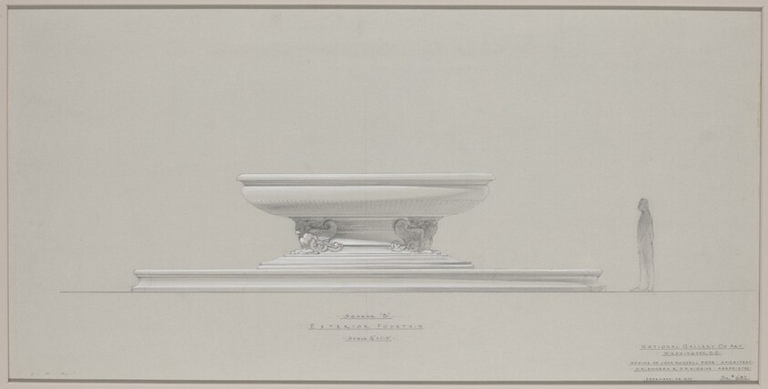 Exterior Fountain: Scheme "B"