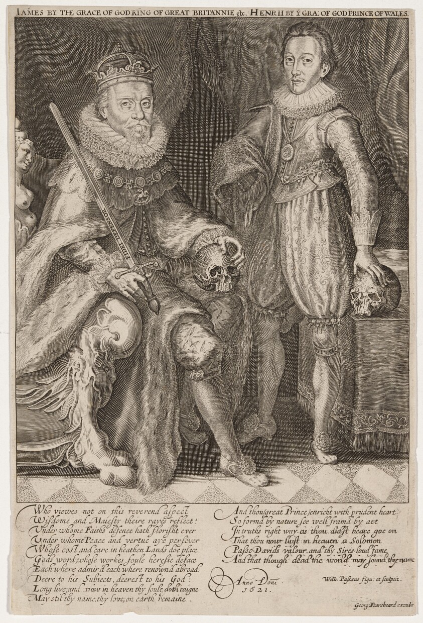 James I, King of England and Charles, Prince of Wales