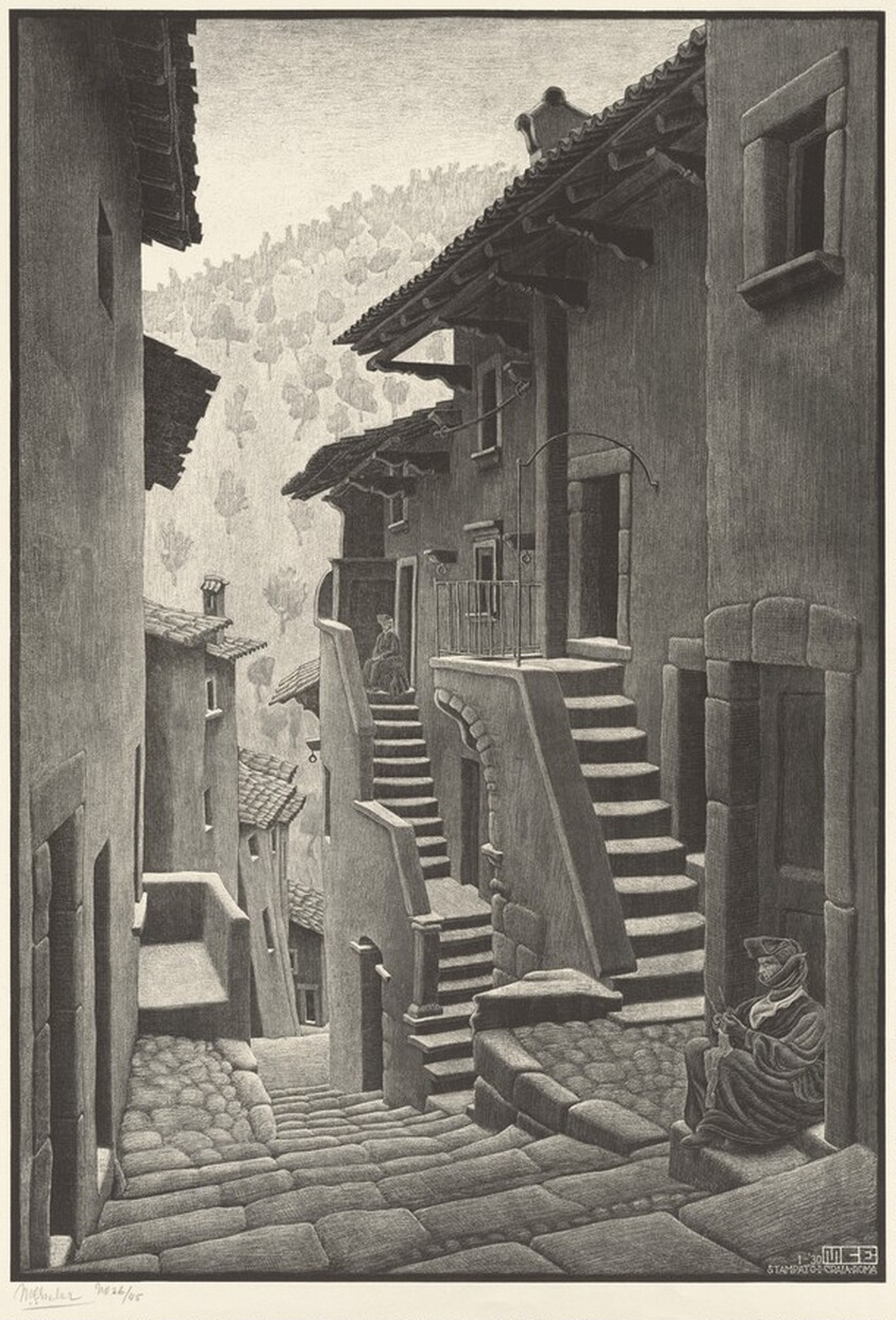 Street in Scanno, Abruzzi