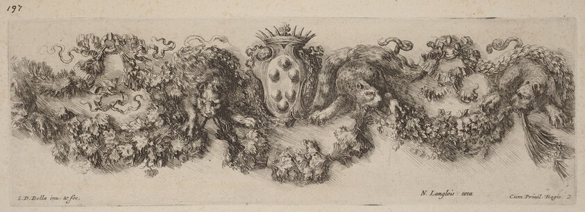 Festoon with Medici Coat of Arms