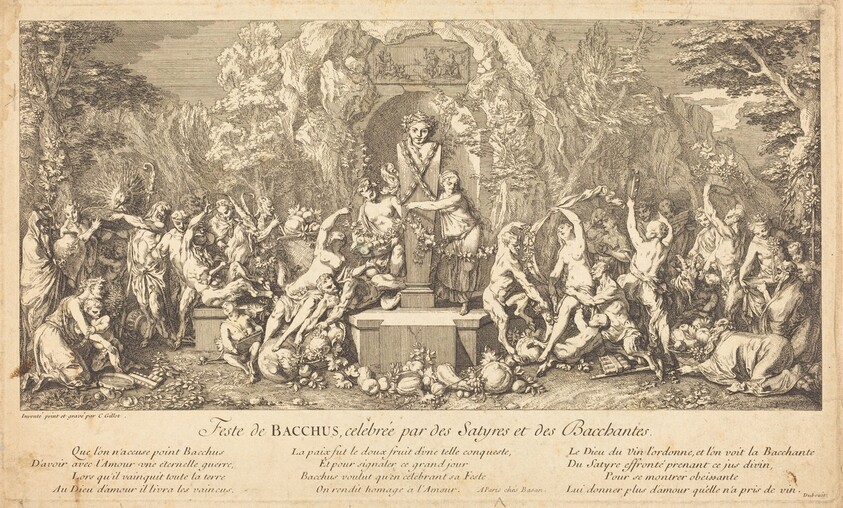 Feste de Bacchus, celebree par des Satyres et des Bacchantes (Feast of Bacchus Celeb rated by Satyrs and Bacchanales)
