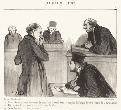 Voyons témoin il serait important de...