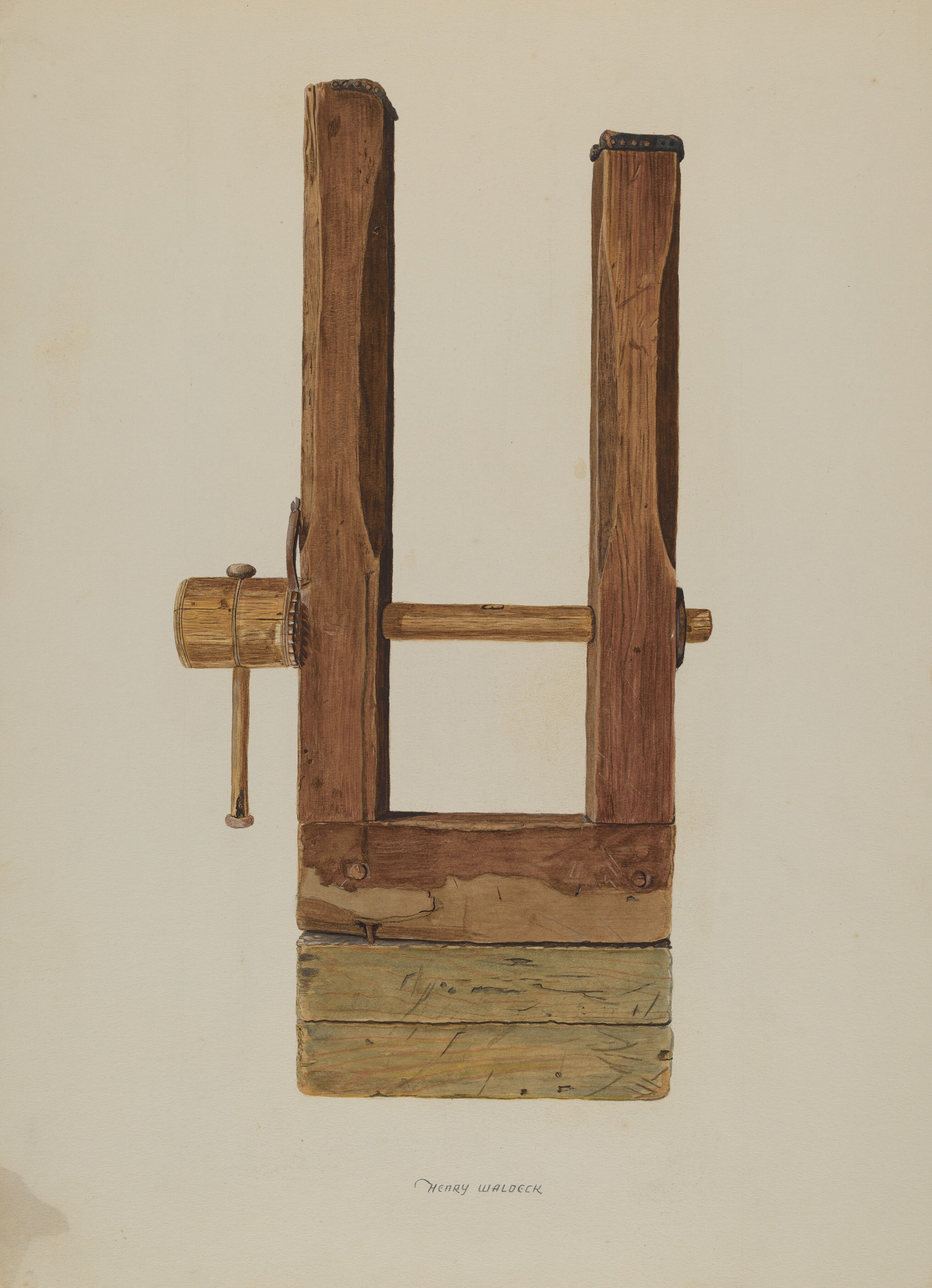 Oxen Yoke by Henry Waldeck