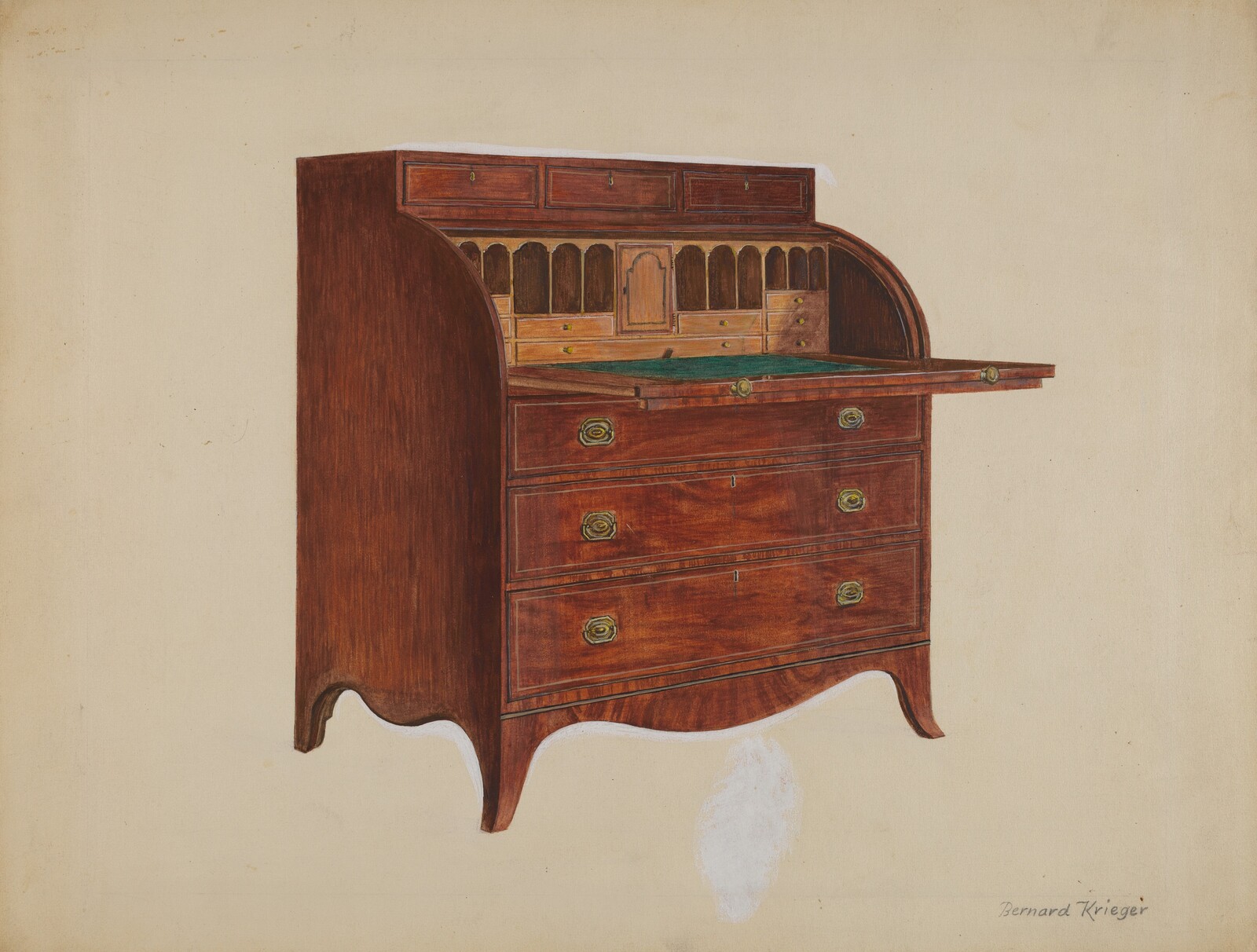 Secretary, Bernard Krieger, 1937