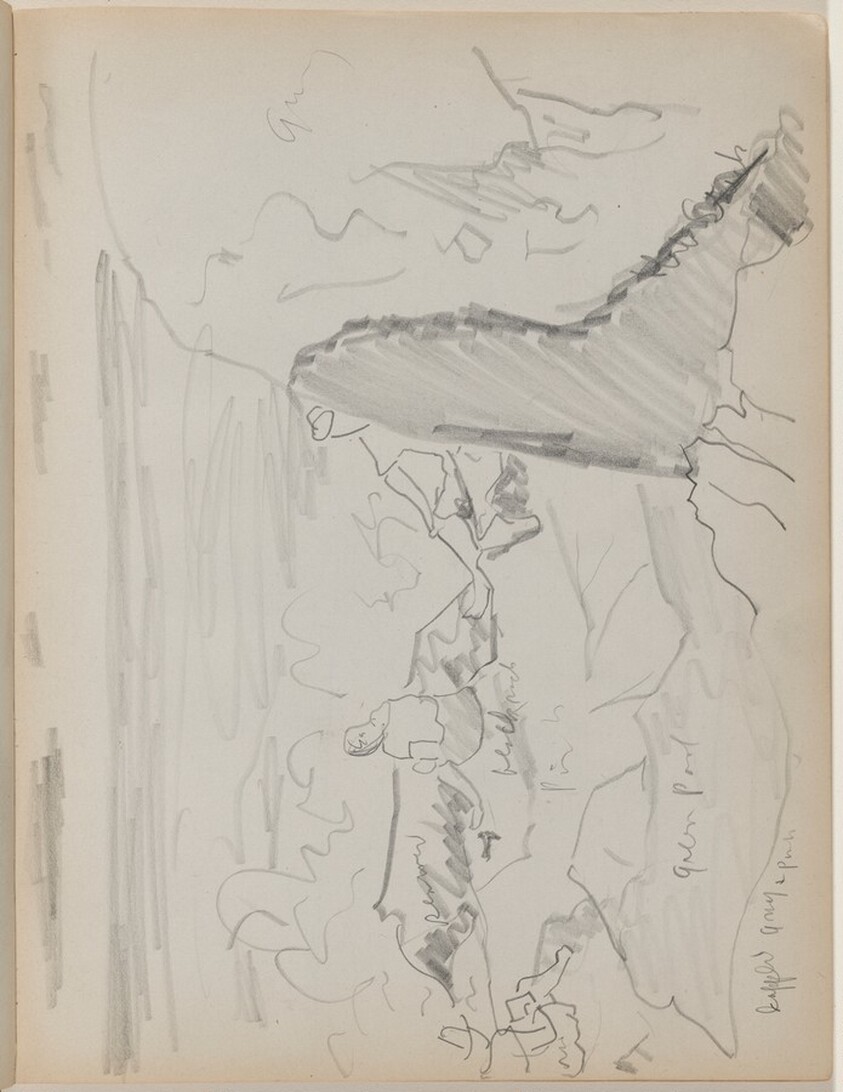 Figures Seated on the Rocks