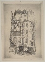 Cour Dragon, Paris, John Marin, 1906
