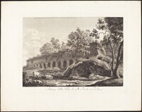 Avanzi della Villa di M. Bruto a Tivoli, Albert Christoph Dies, 1794