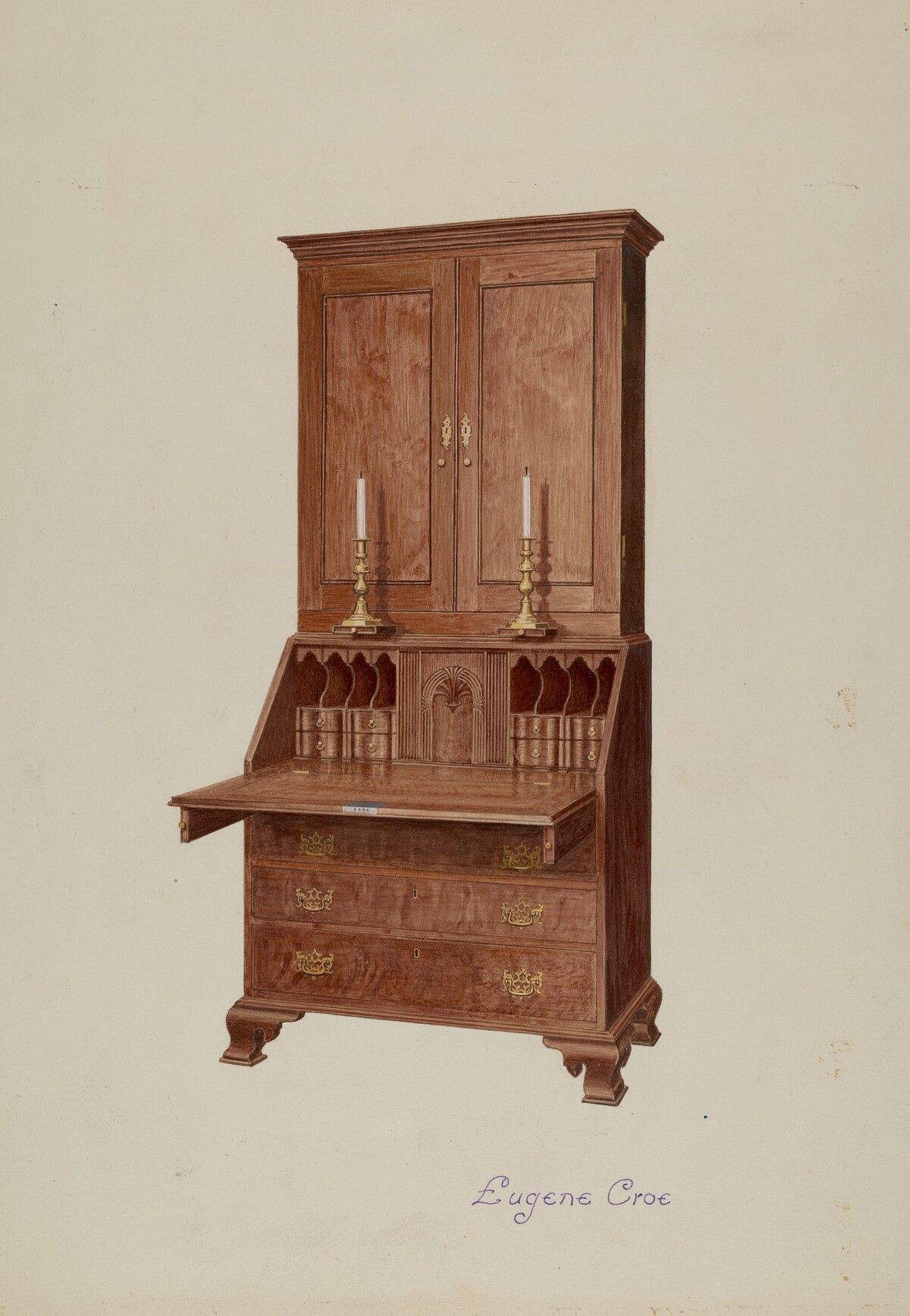 Secretary-desk Cabinet Top