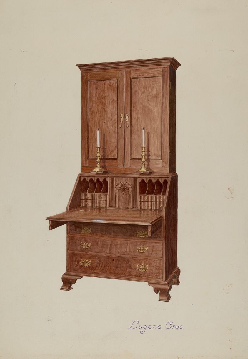 Secretary-desk Cabinet Top