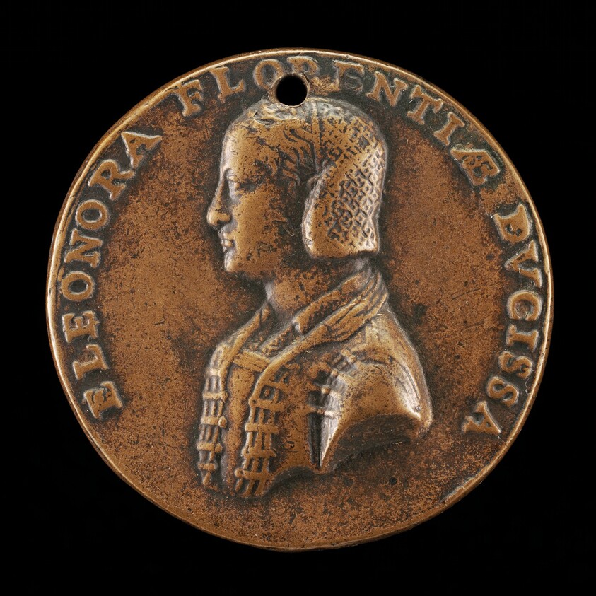 Eleonora di Toledo, 1522-1562, Duchess of Florence and 1st Wife of Cosimo I de' Medici 1539 [reverse]