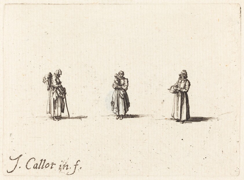 Three Women, One Holding a Child