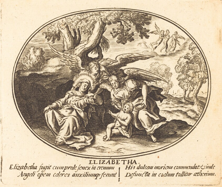 The Flight of Saint Elizabeth with the  Infant Saint John