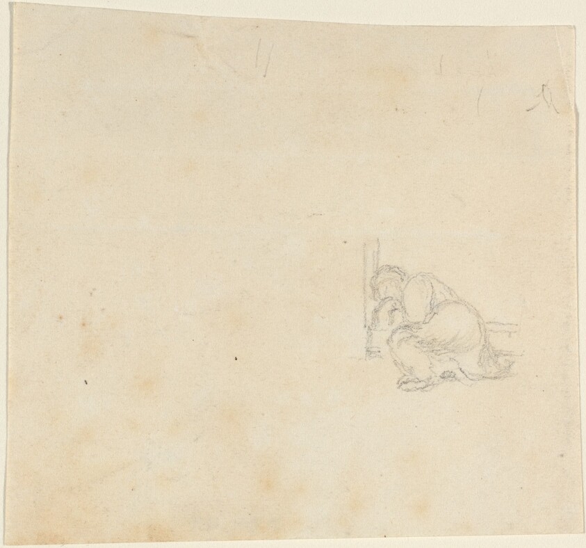 Figure Sleeping in a Doorway