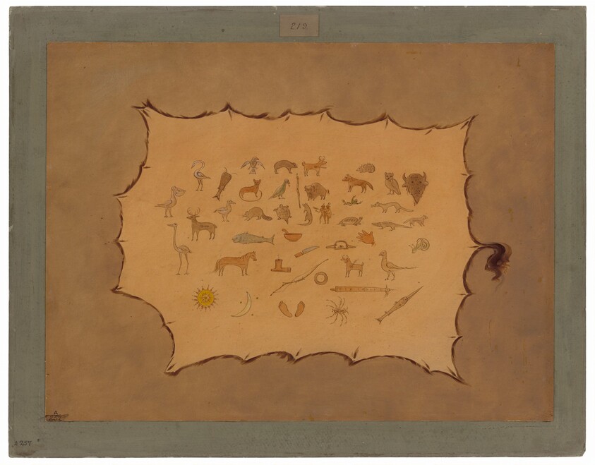 Facsimile of an Ojibbeway Robe