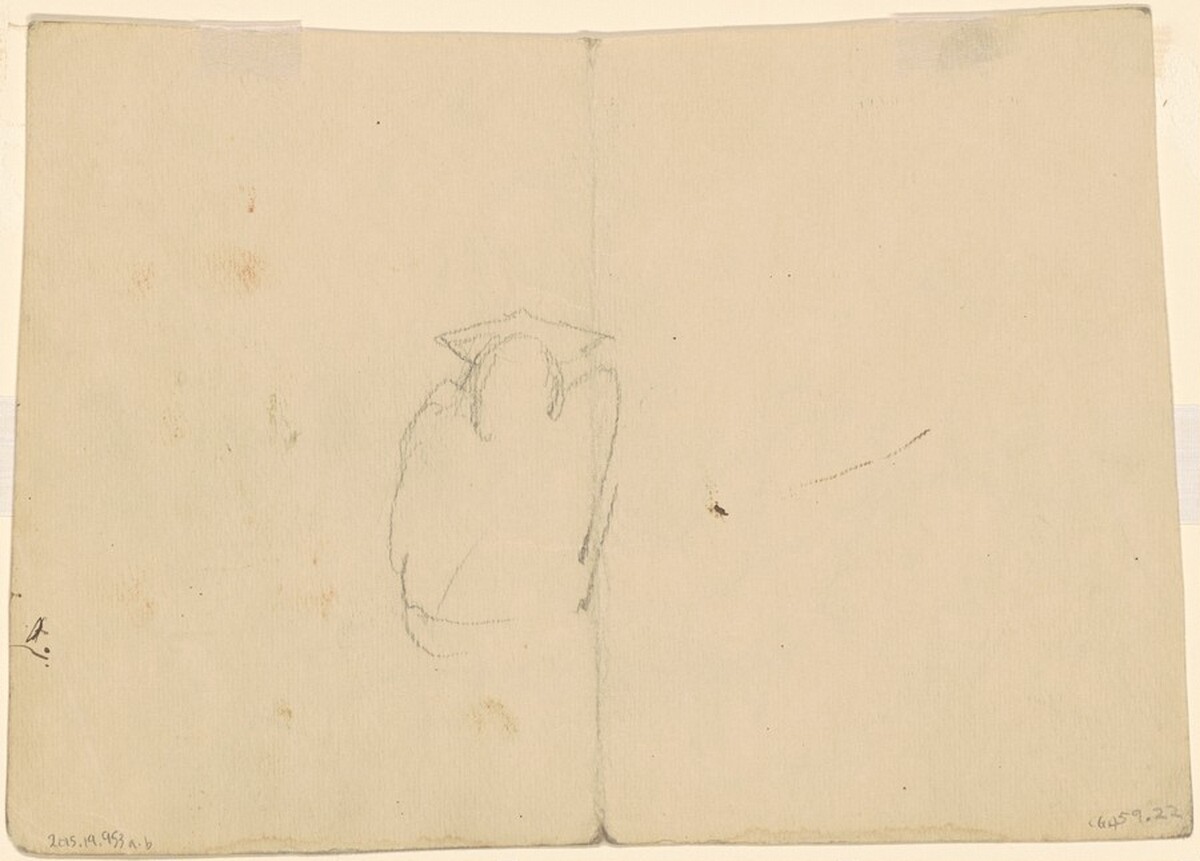 Unidentified Study [verso]