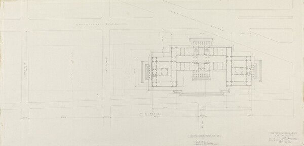 Plan of Scheme C: Axis on 4 1/2 Street