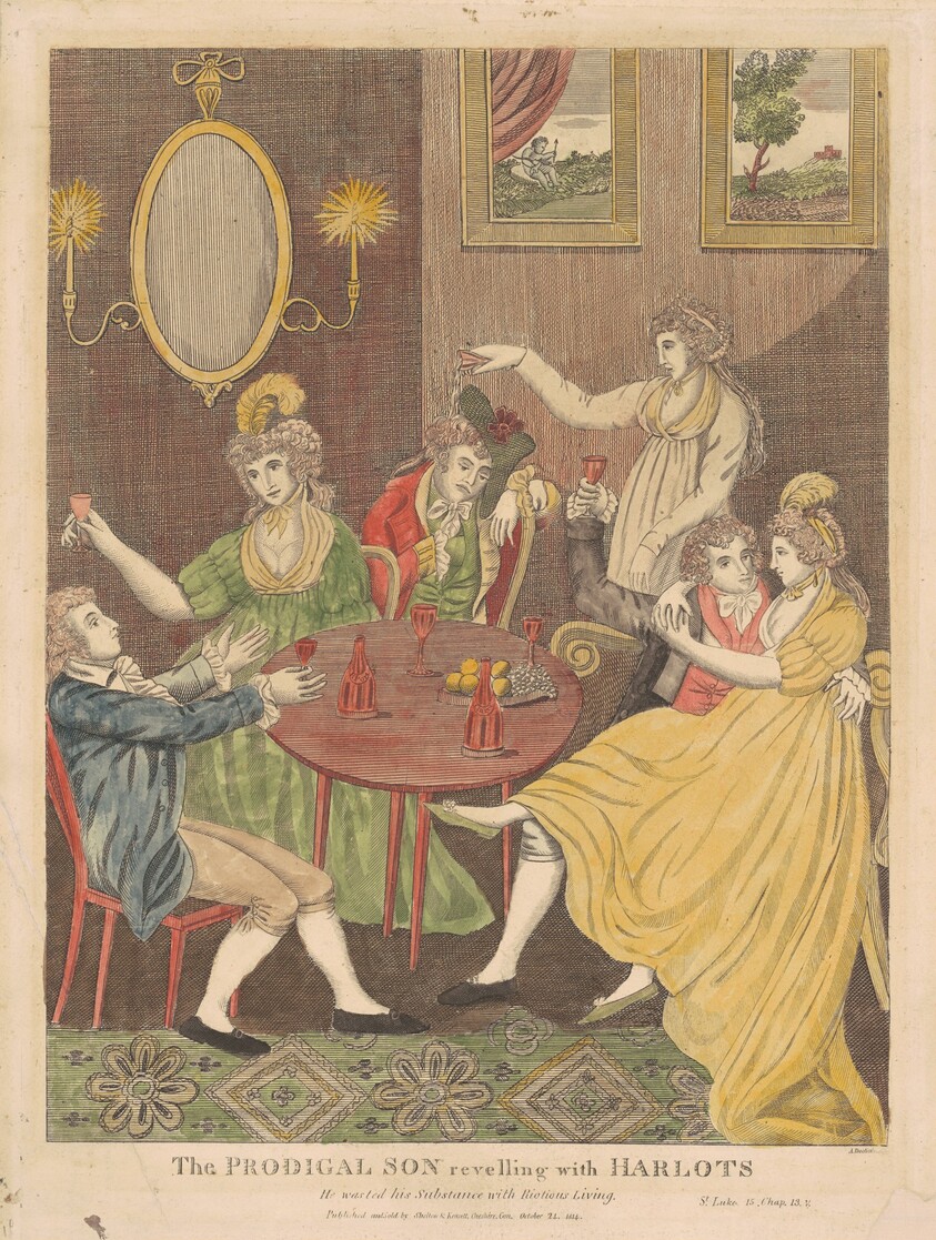 The Prodigal Son Revelling with Harlotsy