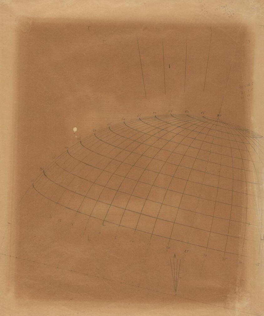 Sphere Surface with Longitudinals and Latitudinals
