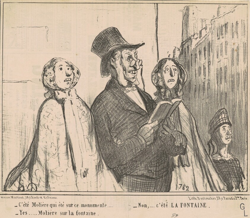 C'été Molière que été sur ce monumente ...